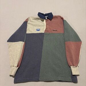 Barbarian Rugby Polo Shirts Size XL Multicolor Colorblock UGG Agrium Fall